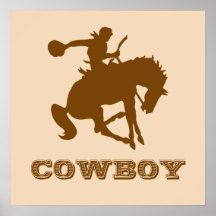 Cowboy Poster - Change the Colours!