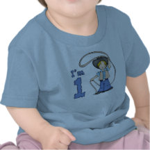Cowboy Roper 1st Birthday T Shirt