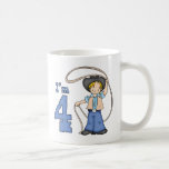 Cowboy Roper 4th Birthday Coffee Mugs