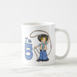 Cowboy Roper 5th Birthday Coffee Mugs
