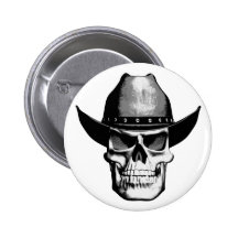 Cowboy Skull Buttons