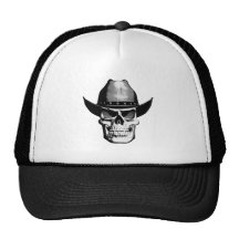 Cowboy Skull Mesh Hat
