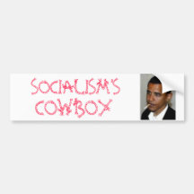 Cowboy, SOCIALISM'S, COWBOY Bumper Sticker