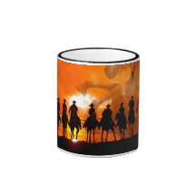 Cowboy Western Roundup Time Horse Ranch Coffee Mug