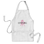 Cowgirl Bronc Horse (pink horse version) Apron