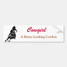 Cowgirl Bumper Stickers