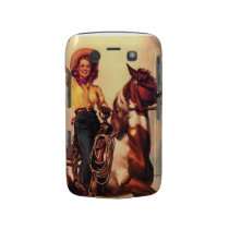 Cowgirl on Her Horse Blackberry Bold Cover