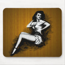 Cowgirl Pinup Mousepad