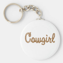 Cowgirl T-shirts and gifts. Key Chain