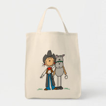 Cowgirl With Horse T-shirts and Gifts Bags