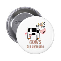 Cows are Awesome Button