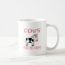 Cows Make Me Happy Mug