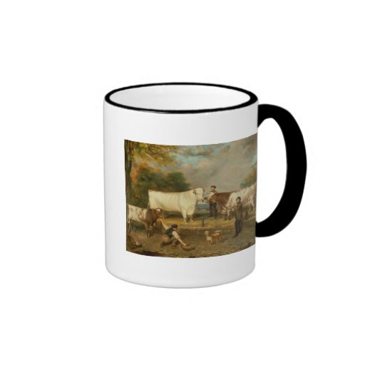 Cows with a herdsman coffee mug