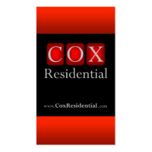 Cox Residential Business Card Template