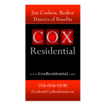 Cox Residential Business Card Templates