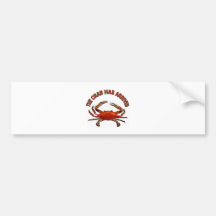 CRAB FUN BUMPER STICKERS