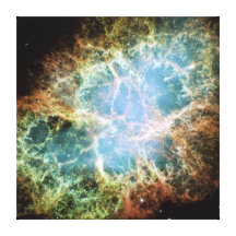 Crab Nebula Stretched Canvas Prints