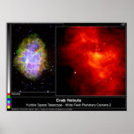 Crab Nebula Hubble Telescope Print