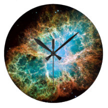 Crab Nebula Wall Clock