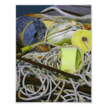 Crab Pot Floats Photograph
