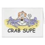 Crab Supe Greeting Card