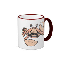 crabby!  Customisable! Coffee Mugs