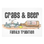 Crabs & Beer Family Tradition Invitations