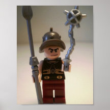 'Cracalla the Gladiator' Custom Minifigure Poster