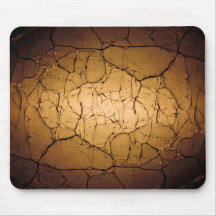 Cracked Glass Sunburst - Mouse Pad