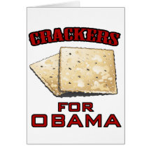 Crackers for Obama Cards