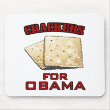 Crackers for Obama Mouse Mat