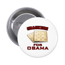 Crackers for Obama Pinback Button