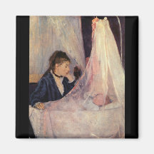 Cradle by Berthe Morisot Magnet