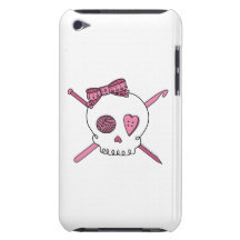 Craft Skull (Pink) Barely There iPod Cases