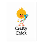 Crafty Chick Postcard