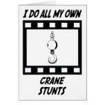 Crane Stunts Greeting Cards