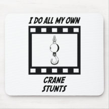 Crane Stunts Mouse Pad