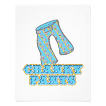 cranky pants custom invitation