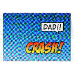 Crash! Father's Day card