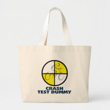 CRASH TEST DUMMY - bike Canvas Bag