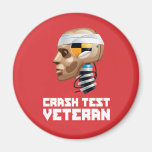 Crash Test Veteran Fridge Magnets