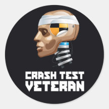 Crash Test Veteran Sticker