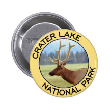 Crater Lake National Park Pinback Buttons