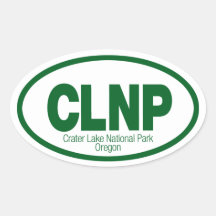 Crater Lake National Park Stickers