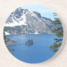 Crater Lake, Oregon Drink Coaster