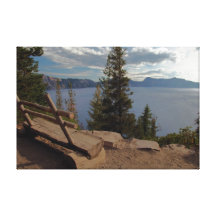 Crater Lake Overlook Gallery Wrap Canvas
