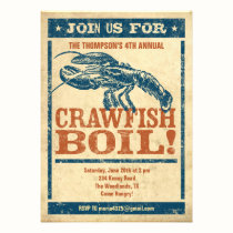 Crawfish Boil Invitations invitations