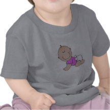 Crawling Baby Girl Baby Tee