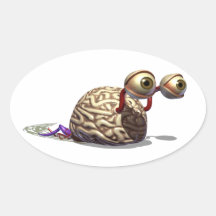 Crawling Brain Stickers