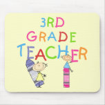 Crayons 3rd Grade Teacher Tshirts and Gifts Mouse Pad
